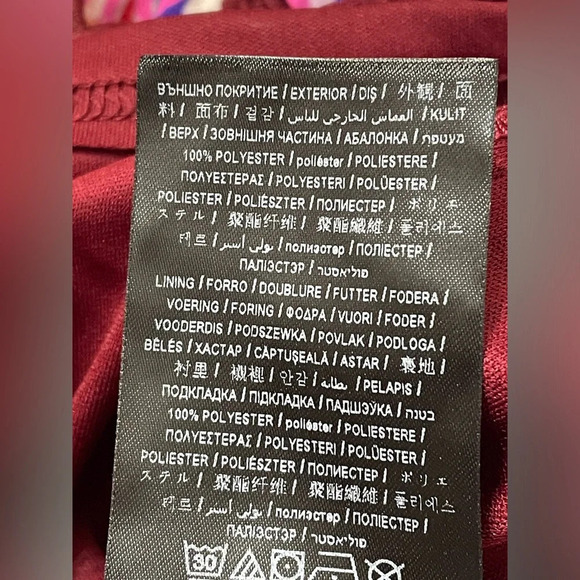 Guess Enna Lace Off-The-Shoulder Dress (burgundy color) NWT Medium - Picture 7 of 9